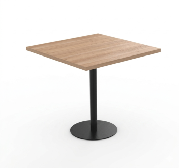 Table 80 x 80 avec piétement metal